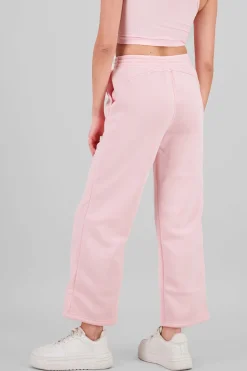 Pants lisos moño bordado