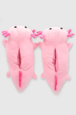 Pantufla ajolote feliz