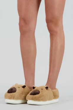 PANTUFLA CAPIBARA ESPONJOSA