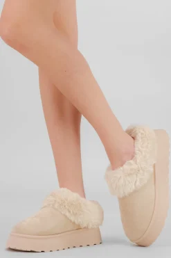 Pantufla Peluda Mula