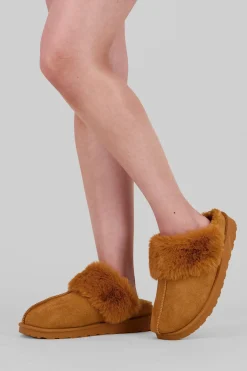 Pantufla zueco fluffy