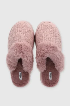 Pantuflas Sherpa Peluche Plataforma