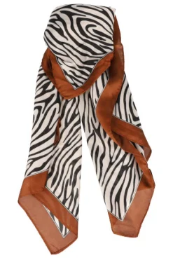 Pañuelo animal print satín