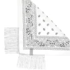 Pañuelo bandana flecos brillos
