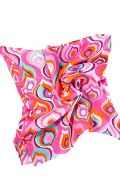 Pañuelo ondas multicolor