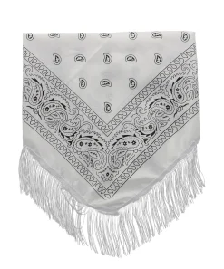 Pañuelo paisley flecos