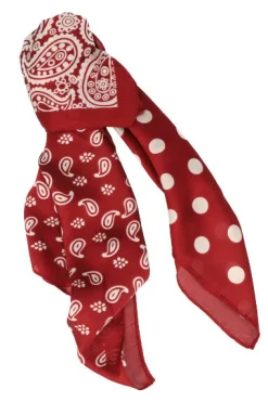 Pañuelo paisley polka dots