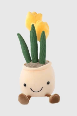 Peluche maceta tulipan