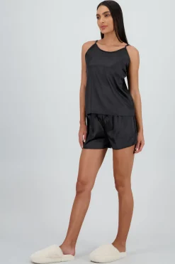 Pijama satin tank short