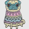 Pin Pug Con Sueter