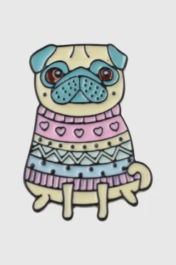 Pin Pug Con Sueter