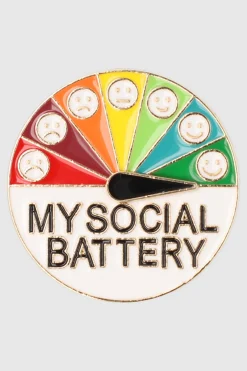 Pin redondo social battery