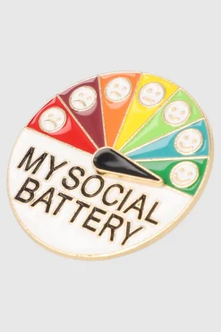 Pin redondo social battery