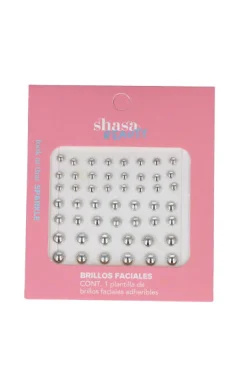 Plantilla brillos faciales