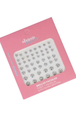 Plantilla brillos faciales