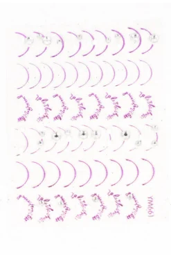 Plantilla Estampas Uñas Brillo