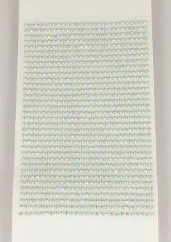 Plantilla gema facial brillos tornasol