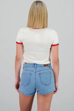 Playera boston contraste bies