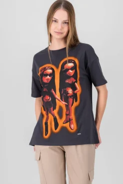 Playera bratz manga corta