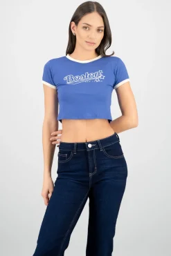 Playera contrastes boston