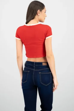 Playera contrastes boston