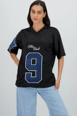 Playera deportiva detalle parche