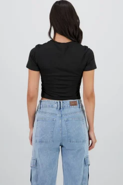 Playera estampada cerezas