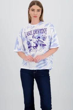 Playera Goofy y Max tie dye