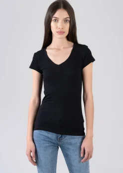 Playera manga corta cuello redondo