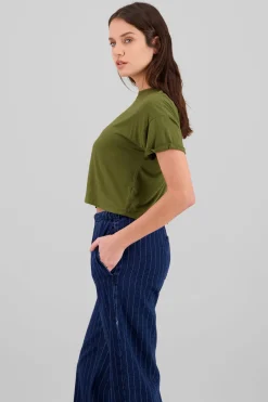 PLayera manga corta cuello redondo