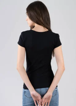 Playera manga corta cuello redondo