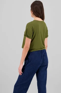 PLayera manga corta cuello redondo