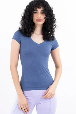 Playera manga corta lisa