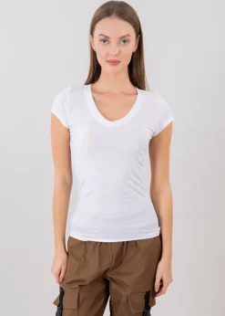 Playera manga corta lisa