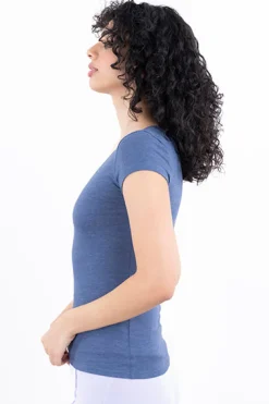 Playera manga corta lisa