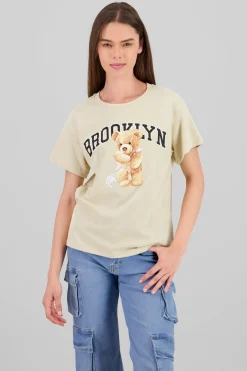 Playera Manga Corta Osito Brooklyn