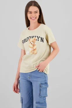 Playera Manga Corta Osito Brooklyn