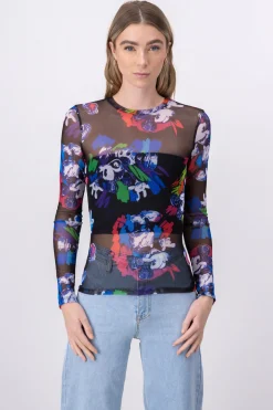 Playera mesh Mickey Mouse