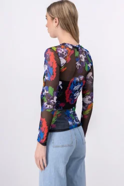 Playera mesh Mickey Mouse