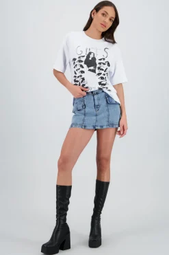 Playera Olivia Rodrigo estampado frente espalda