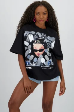 Playera over Bratz aniversario