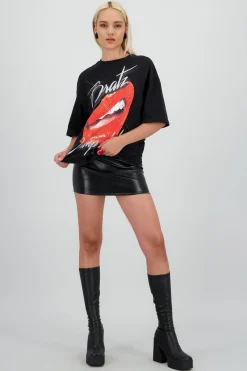 Playera over labios bratz