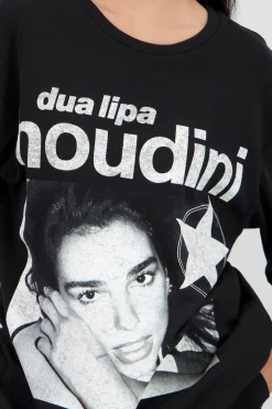 Playera oversized Dua Lipa houdini