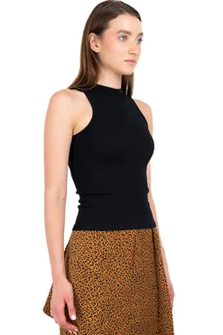 Playera tank acanalada lisa