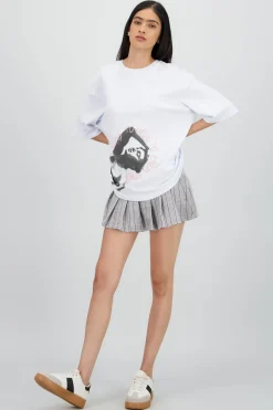 Playera Troye Sivan estampado frente espalda