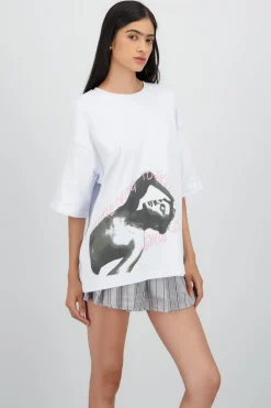 Playera Troye Sivan estampado frente espalda