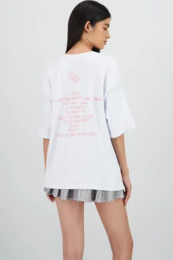 Playera Troye Sivan estampado frente espalda