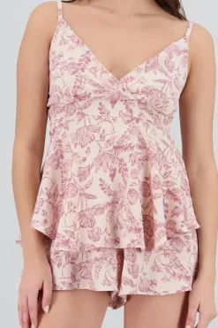 Romper tirantes escote v estampado