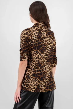 Saco detalle manga animal print