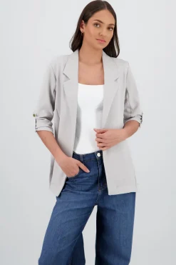 Saco Manga 3/4 Aberturas Laterales